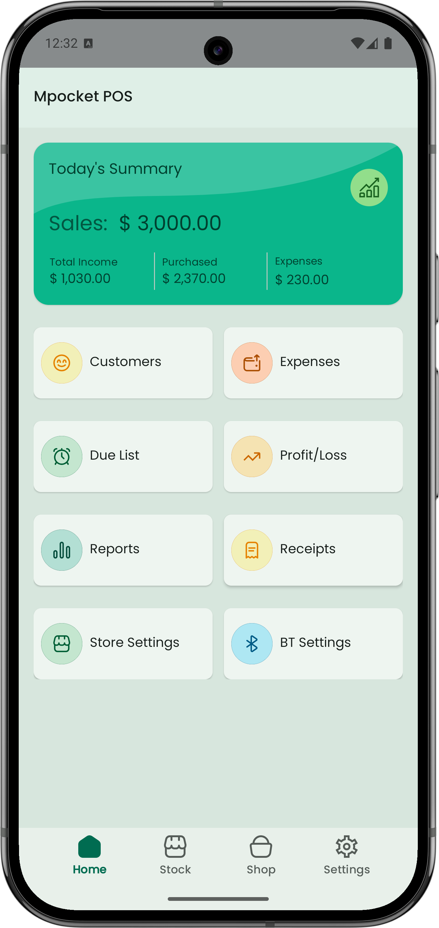 Dashboard screenshot